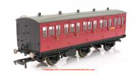 R40078A Hornby BR 6 Wheel 3rd Class Coach number E31085 in BR Crimson livery - Era 4